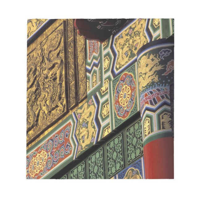 Asien, Taiwan, Taipei. Grand Hotel, huvudmannen Anteckningsblock (Framsida)