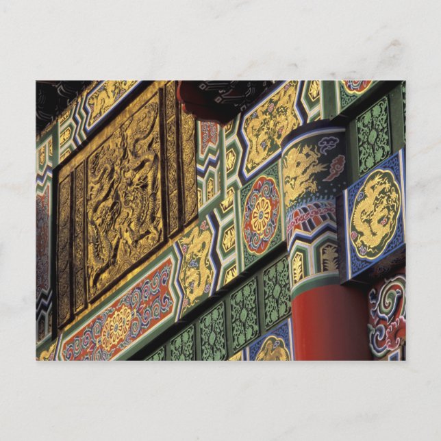 Asien, Taiwan, Taipei. Grand Hotel, huvudmannen Vykort (Framsida)