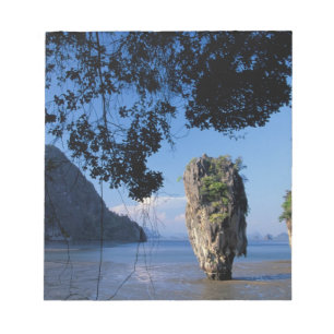 Asien, Thailand, Ao Phangnga NP, kustlinje, Karst Anteckningsblock