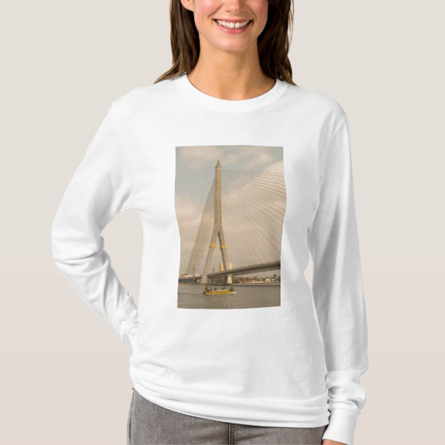 Asien, Thailand, Bangkok, bro över Chao T Shirt (Framsida)