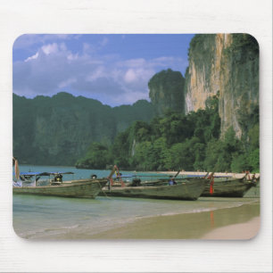 Asien, Thailand, Krabi. Västra Railay strand, Musmatta