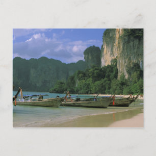 Asien, Thailand, Krabi. West Railay Beach, Vykort