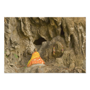 Asien, Thailand, Mae Hong Son, Buddha Bilder Fototryck