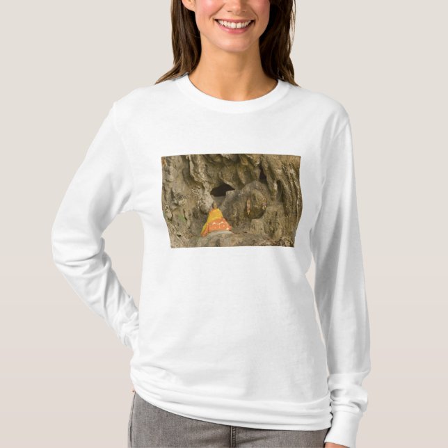 Asien, Thailand, Mae Hong Son, Buddhabilder T-shirt (Framsida)