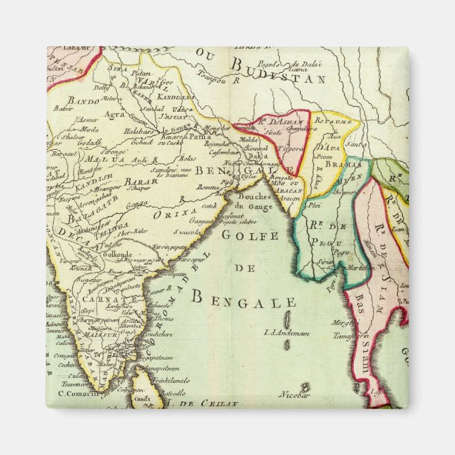 Asien, Thailand Magnet (Framsidan)