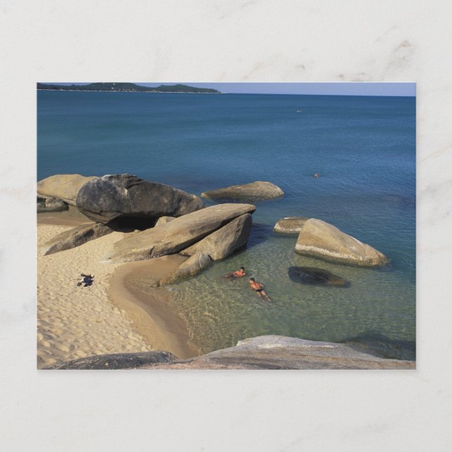 Asien, Thailand, Samui. Strand Vykort (Framsida)