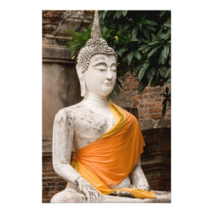 Asien, Thailand, Siam, Buddha i Ayutthaya 2 Fototryck