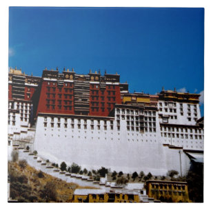Asien, Tibet, Lhasa, Potala Palace aka Röda 2 Kakelplatta
