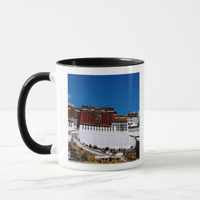 Asien, Tibet, Lhasa, Potala Palace aka Röda 2 Mugg (Vänster)
