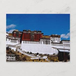 Asien, Tibet, Lhasa, Potala Palace aka Röda 2 Vykort