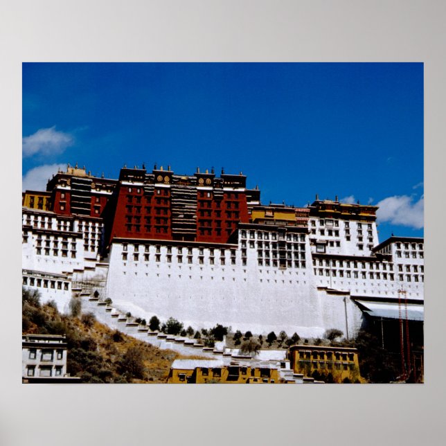 Asien, Tibet, Lhasa, Potala Palace alias Red 2 Poster (Framsidan)
