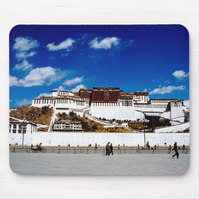 Asien, Tibet, Lhasa, Potala Palace. OAVSETT Musmatta (Framsidan)
