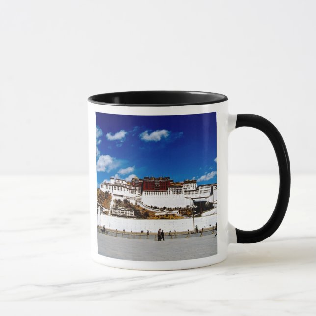 Asien, Tibet, Lhasa, Potala-palatset. UNECSO Mugg (Höger)