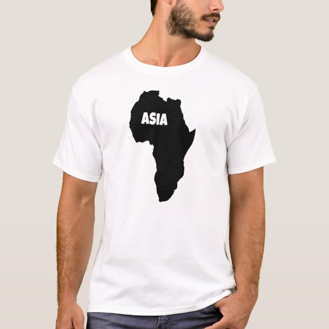 Asien tshirt tee shirt (Framsida)