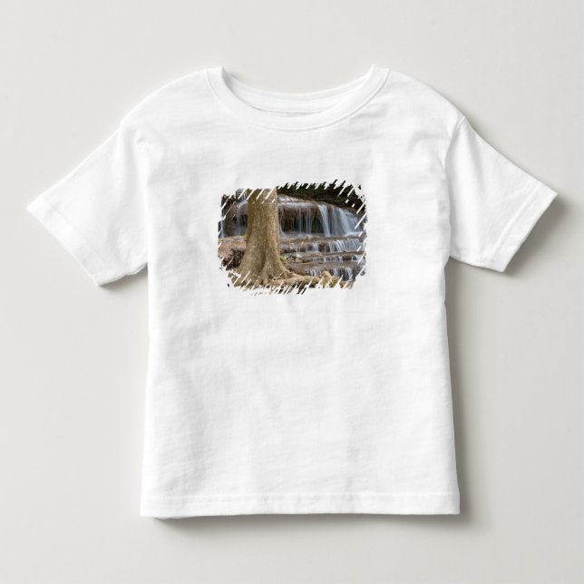 Asien, Vattenfall på gränsen mellan Thailand Tee Shirt (Framsida)