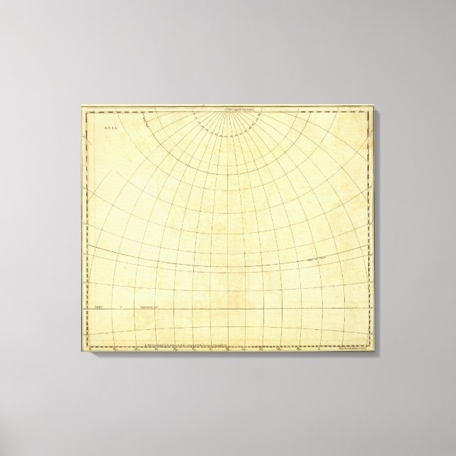 Asienöversikt Canvastryck (Framsida)