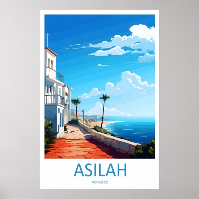 Asilah Resa Print Väggkonst Asilah Vägghängande (Framsidan)