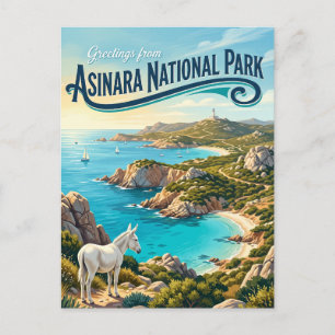 Asinara nationalpark Italien Vykort
