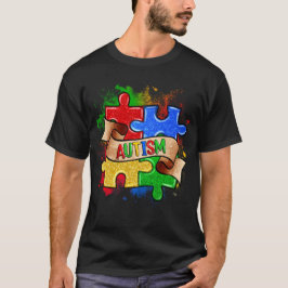 Åsismens medvetandegörande Pussel T-shirt