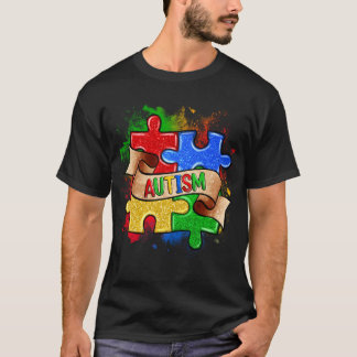 Åsismens medvetandegörande Pussel T-shirt