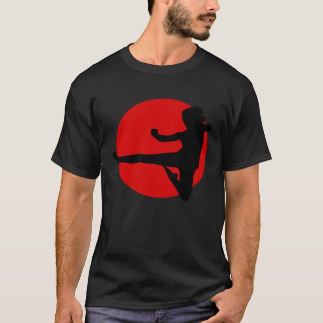 Ask Me About Kyokushin Karate Martial Artist Sport T Shirt (Framsida)