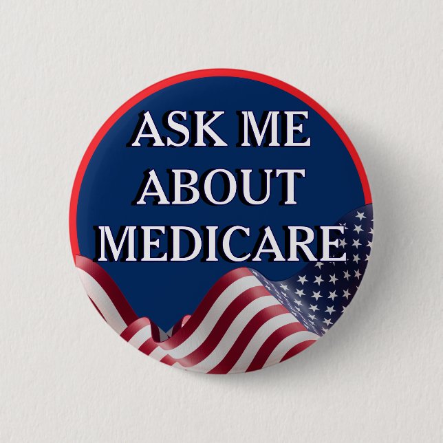 Ask Me About Medicare  Knapp (Framsida)