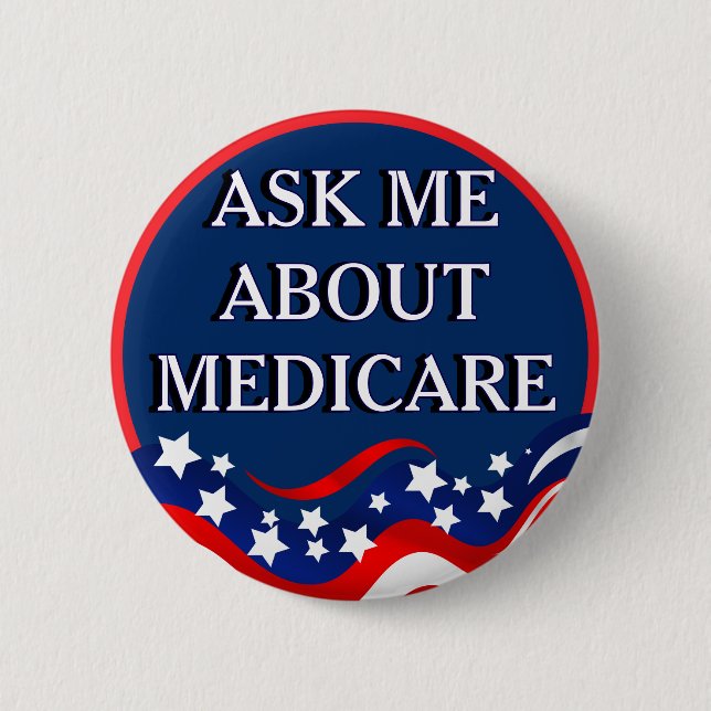 Ask Me About Medicare  Knapp (Framsida)