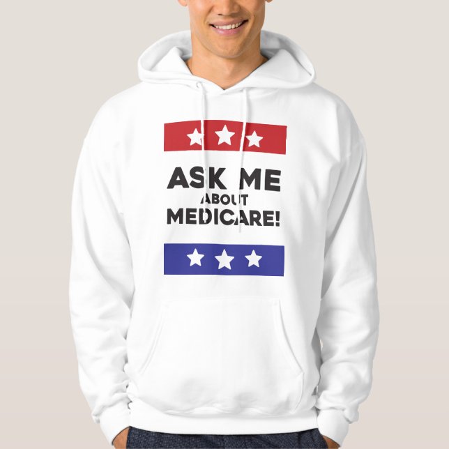 Ask Me About Medicare – Pullover Hoodie (Framsida)
