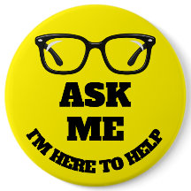 Ask Me Conference Button–Nätverks- och evenemangsb