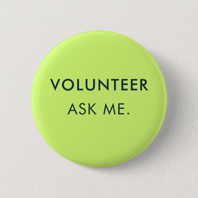 Ask Me volontärhändelser assistent anpassad Knapp (Framsida)