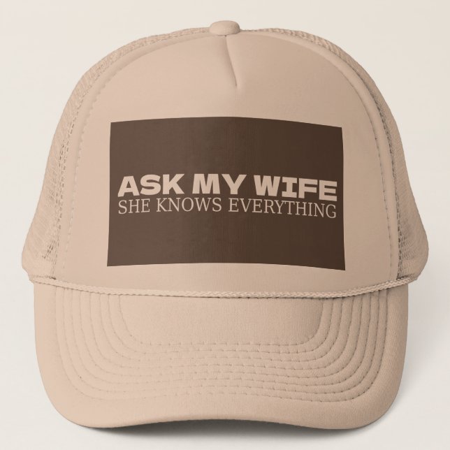 Ask My Wife She Knows Everything Keps (Framsida)