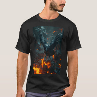 Ask och Glöd – Återfödelsekråka T-Shirt | Dark Cur