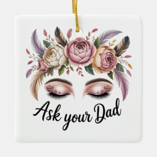 Ask Your Dad Julgransprydnad Keramik