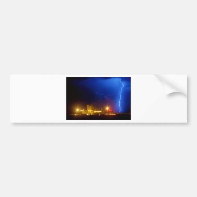 Åska för Anheuser-Busch Budweiser bryggeriblixt Bildekal (Framsidan)