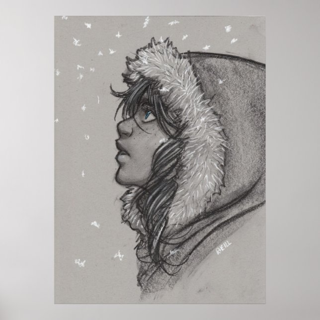 Aska och Snö Poster (Framsidan)