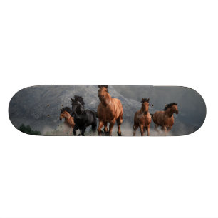 Åska på slättarna old school skateboard bräda 21,6 cm