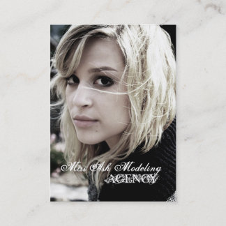 Aska som modellerar, BYRÅ Visitkort