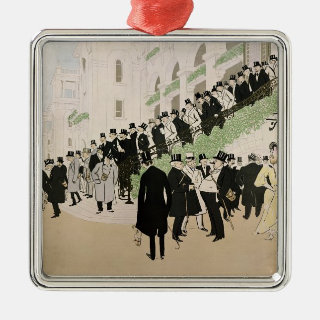 Åskådarläktaretrappuppgången Julgransprydnad Metall (Framsidan)