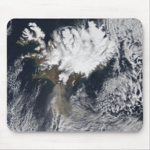 Askaen putsar från den Eyjafjallajokull vulkan, Musmatta