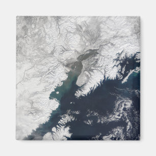 Askaen putsar från monteringsskansen, Alaska Magnet