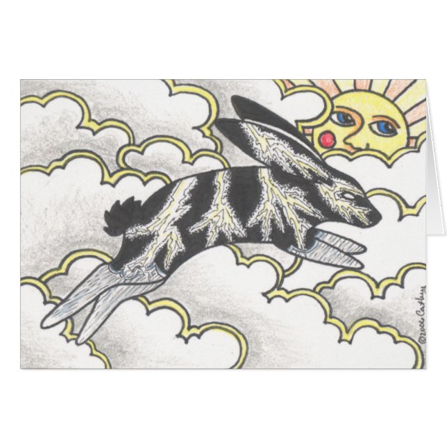 "Åskakanin ", Hälsningskort (Framsidan Horizontal)