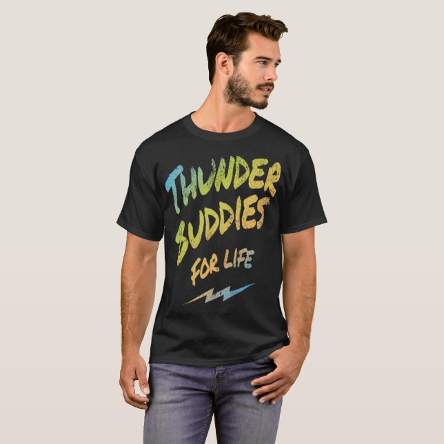 Åskakompisar för liv t shirt (Hel framsida)
