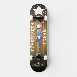 Åskande Stjärnor 6/6 Mini Skateboard Bräda 18,5 Cm