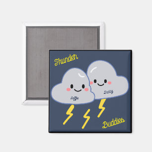 Åskbuddies anpassade magnet