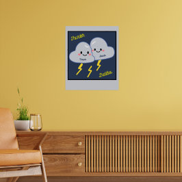 Åskbuddies anpassade poster