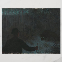 Askeladden och vargen Scrapbookpapper