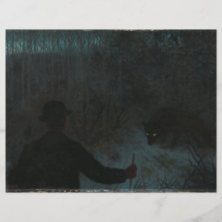 Askeladden och vargen Scrapbookpapper