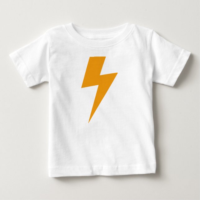 Åskenergi Gul Tryck Tröja (Framsida)