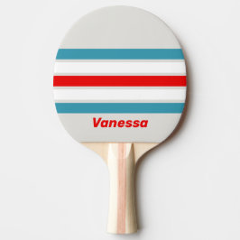 Åskfågel över randning med namn pingisracket