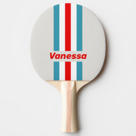 Åskfågel Randig med Namn Pingisracket